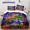Super Mario Cartoon Bedding Set 3PCS Soft Microfiber Duvet Cover Set Children Game Theme Bedroom Decor Linens