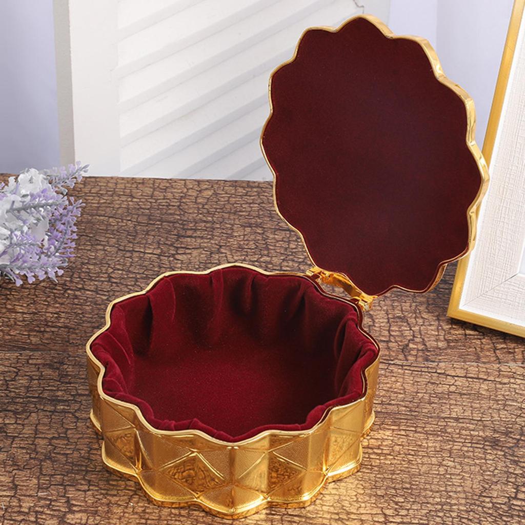 Jewelry Box for Women Small Trinket Storage Multifunctional Desktop Organizer