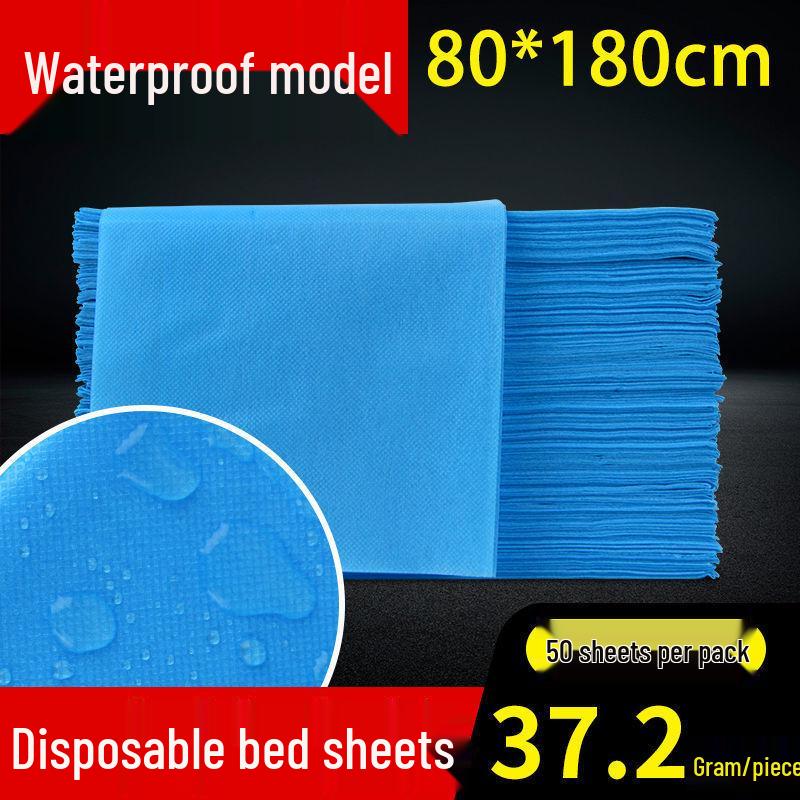 Breathable Disposable Massage Bed Sheets: Waterproof, Oil-Proof, Thickened, Non-Woven with Face Hole