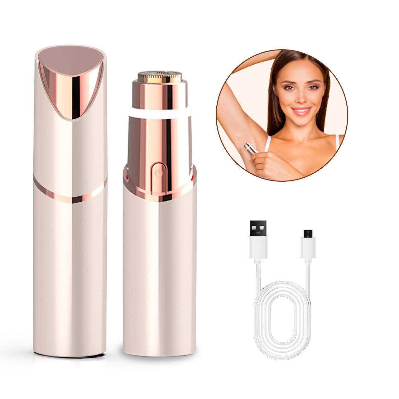 

Триммер для бровей, средство для удаления волос на лице, электрическая бритва для женщин, эпилятор для лица, персиковый пушок, губы, безболезненный перезаряжаемый портативный