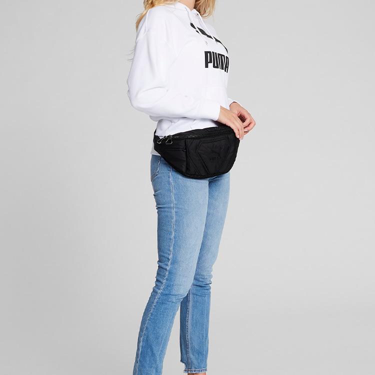 New PUMA Nylon Crossbody Bag, Fanny Pack Regular Unisex Black 09002701