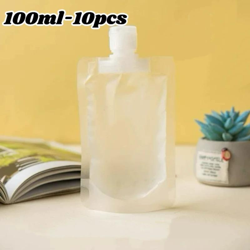 Bolsas Vazias de Apertar para Viagem, Bolsa Dispensadora de Loção, Recarregável para Shampoo, Artigos de Higiene Pessoal, Condicionador, Bolsa de Armazenamento de Líquido Cosmético