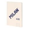 Glued A4 Notebook - MILAN - Lined Paper - 48 Sheets - 95 G/m² - Micro-perforated - Soft Cover - Beige - 297x210 Mm