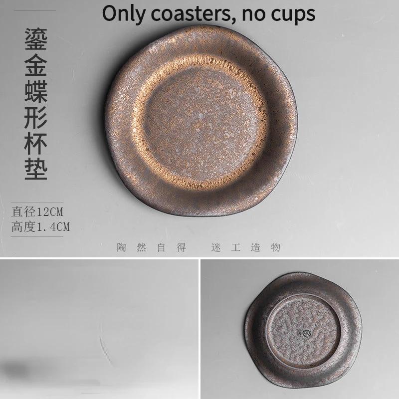 

Creative gold plated mug with wooden handle large capacity office living room household coffee milk cup mug 301-400ml
