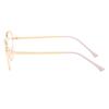 New Cat Eye Diamond Metal Glasses Frame Fashionable Anti Blue Light Optical Myopia Frames Elegant Flat Glasses