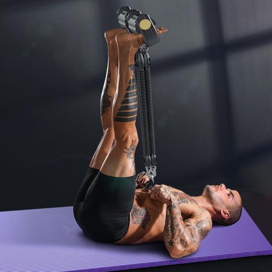 2/3/4-Tube Pedal Puller Multifunction Elastic Yoga Resistance Band with Handle Sit-up Pull Rope Men