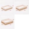 Creative Multicolor Storage Basket Multi-porpose Flower Pattern Storage Tray Weaving Multi-size Storage Box Home Decoration