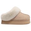 Fashion Smile Winter Fluffy Women Fuzzy Slippers Warm Short Plush Non-slip Cozy Soft Cotton Slippers  Indoor Fleece Lined Fur Slippers