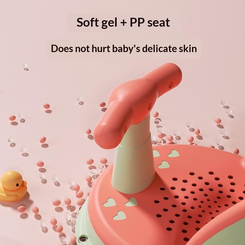 Draagbare Douchestoel voor Baby's Waterdicht Antislip Stabiel Badrek voor Pasgeborenen Peuters Jonge Kinderen Badkamer Baden Groei Benodigdheden