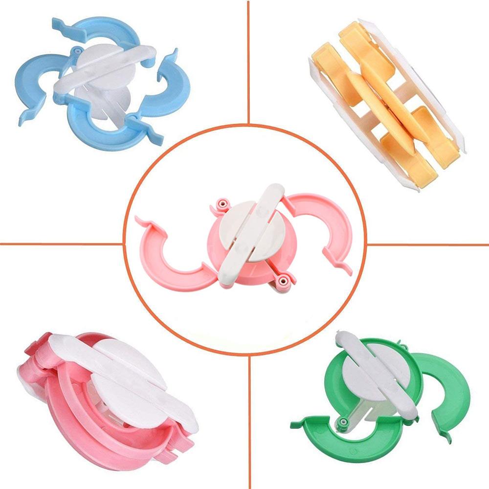 4 Sizes Portable Pompom Maker Essential Pom-pom Maker Fluff Ball Weaver Needle Craft Homen DIY Knitting Wool Home Tools
