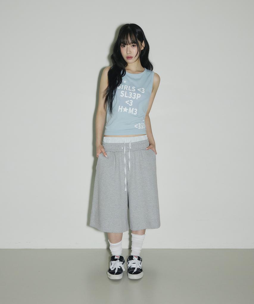 Seulliggeullou Boxer Trunks Bermuda Shorts [Grey]