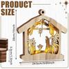 Nativity Scene Indoor Religious Table Centerpieces Nativity Set For Christmas For Fireplace Bedroom Office Desk Table Shelf
