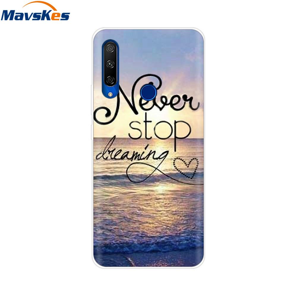 Painted Case For Alcatel 1S 2020 5028Y 5028D Case TPU Soft Silicone Cover Funda For Alcatel 1S 2020 Case Cover Etui Bumper Coque
