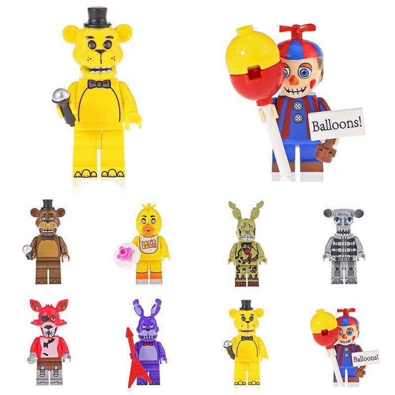Nights At Five Freddys Midnight Bear  Assembled Building Dolls Toys Assembled