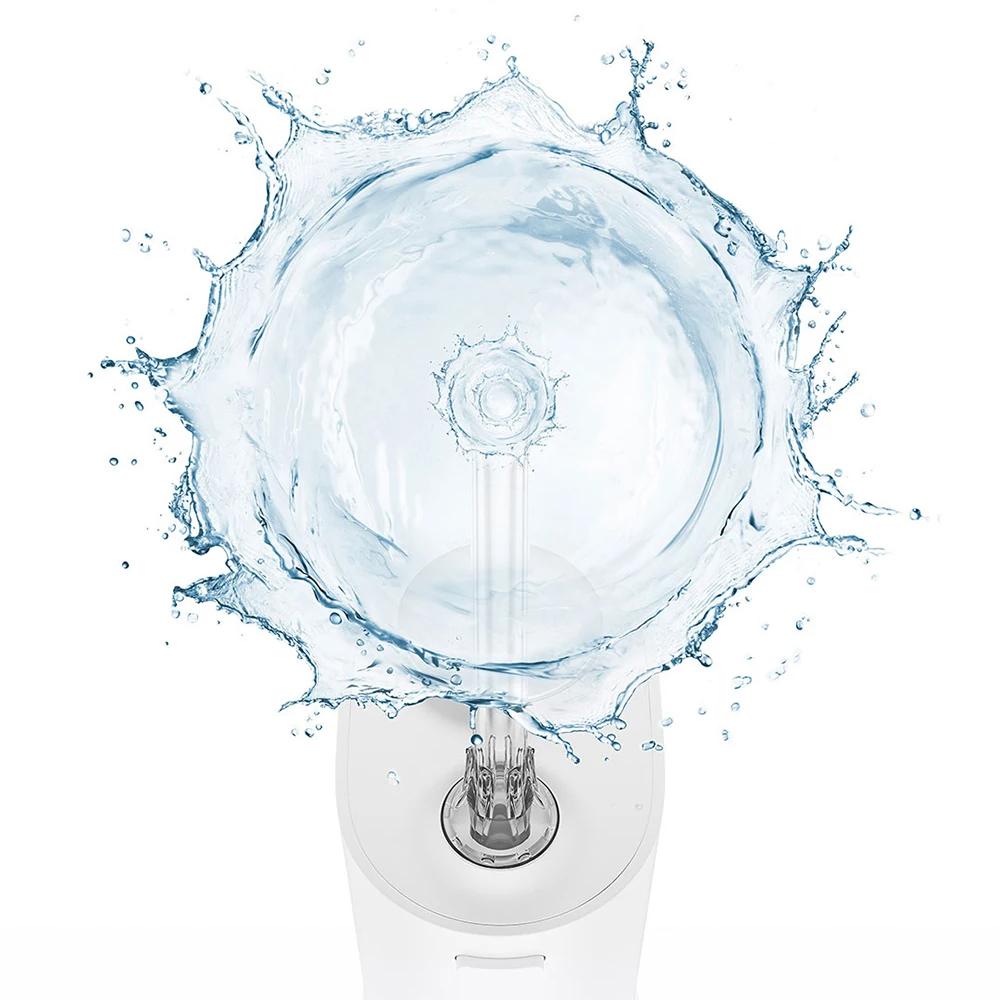 Přenosný ústní irigátor F400 Mini teleskopický dentální vodní paprsek Water Flosser Bělení zubů Čistič zubů MEO704