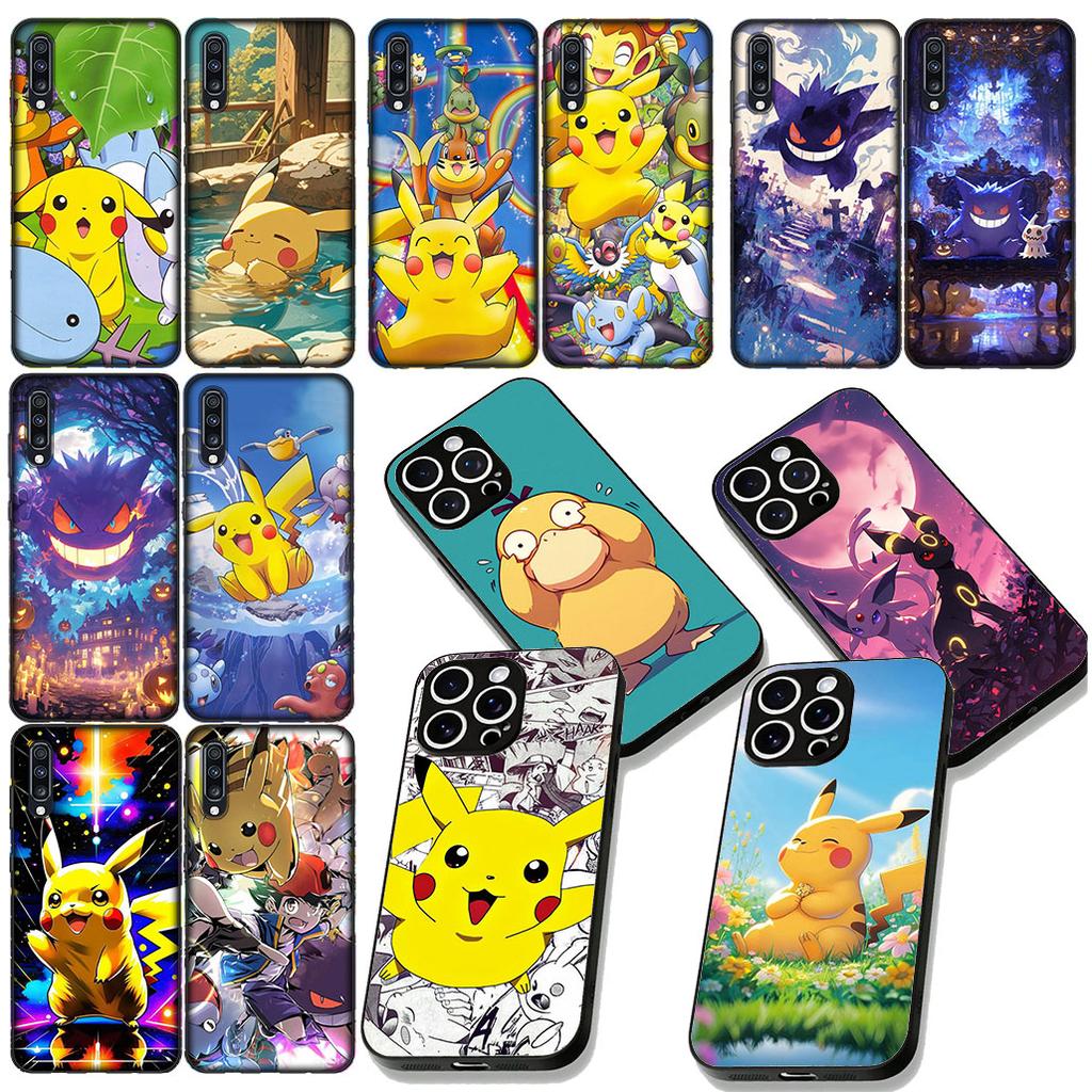 Eevees Gengars P-Pikachus Phone Case for Apple iPhone 12 13 Mini XS 11 Pro Max 7 8 Plus + XR 8+ X SE 2020 SE3 Protective Cover