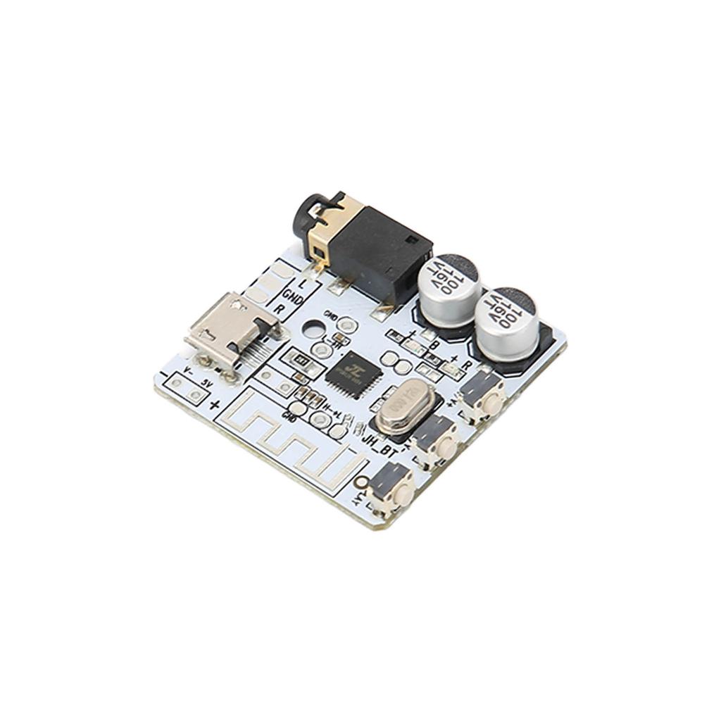 Bluetooth 5.0 Audio Receiver Board Wireless Stereo Music Amplifier Module for MP3 PlayerWhite