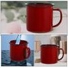 4 Pcs Retro Drinking Cup Coffe Cups Office Enamel Vintage Style Mug Metal Tea Travel