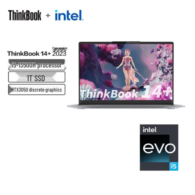 Lenovo ThinkBook 14+ 13th Gen Intel Evo Slim Laptop (CN version)