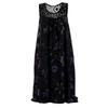 Plus Size Women Summer Dress Fashion Lace Print Sleeveless Loose Casual Dress