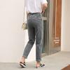 Women's Spring High Waist Plus Size Jeans Micro Stretch Vintage Harlem Pants