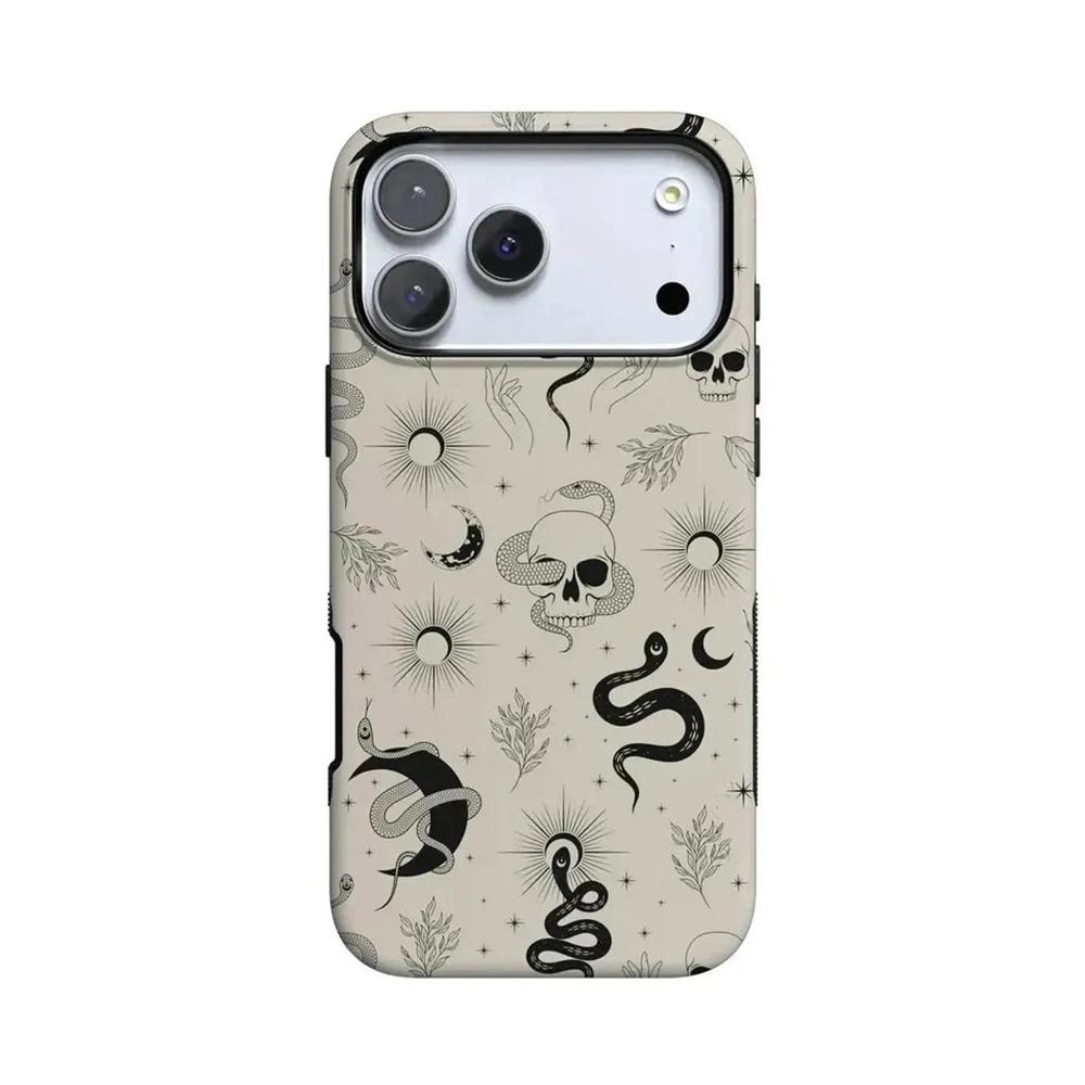 

Luxury Clmj Black Serpent Purple Bats Phone Case for iPhone 17 17e 16e 16 15 14 13 12 11 XR XSMAX Air Pro Max Plus Double-layer iPhone 11