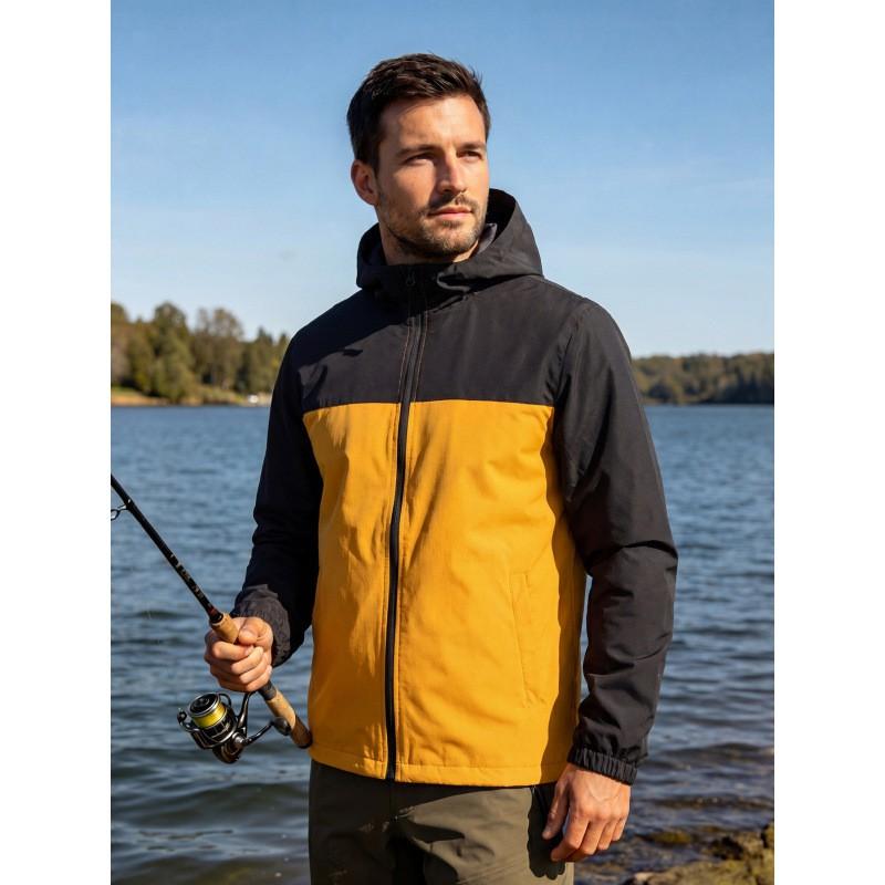 Mens Outdoor Jacket Lightweight Hiking Camping Hooded Windbreaker Sports Coat