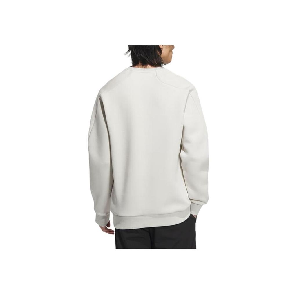 Adidas Sportswear Wuji Graphic Top Crew Neck Pullover Long Sleeve Sweatshirt Men Tops Off-White JI8718