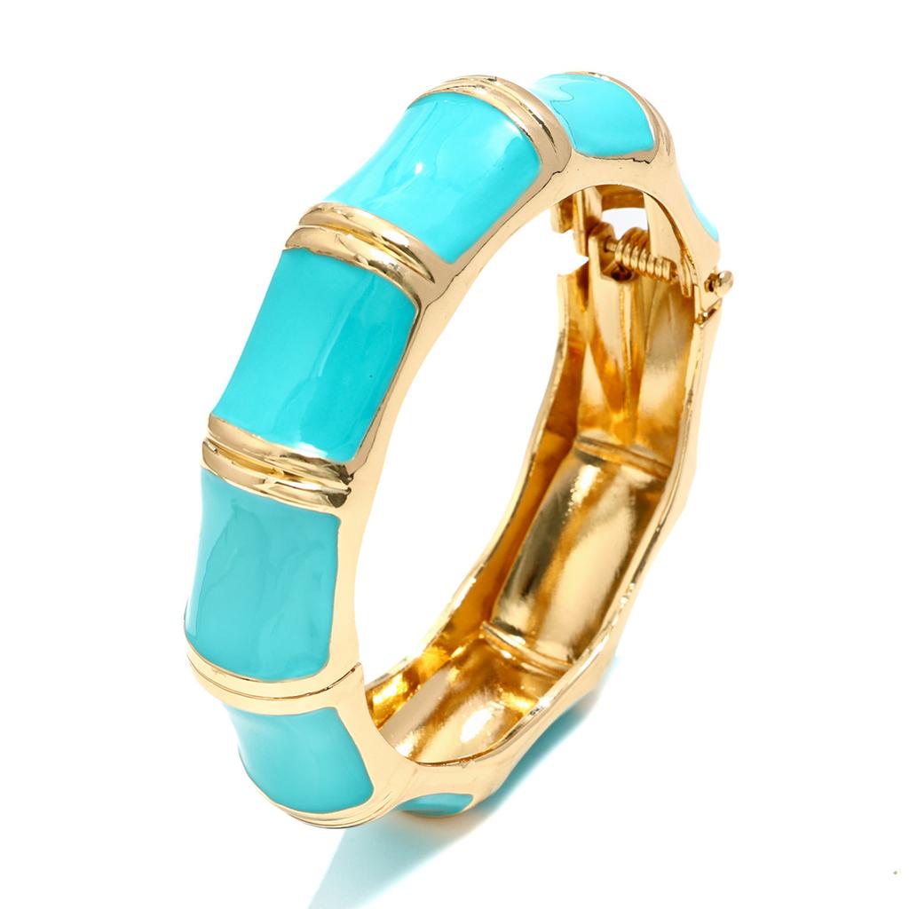 Bohemian alloy bracelet personality enamel color drip oil bracelet vacation style personality seaside first