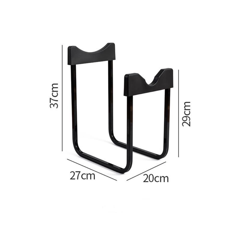 Portable Pure Water Bucket Rack U-shaped Design Black/White Barreled Water Rack Durable Removable Bottled Water Inverted Stand