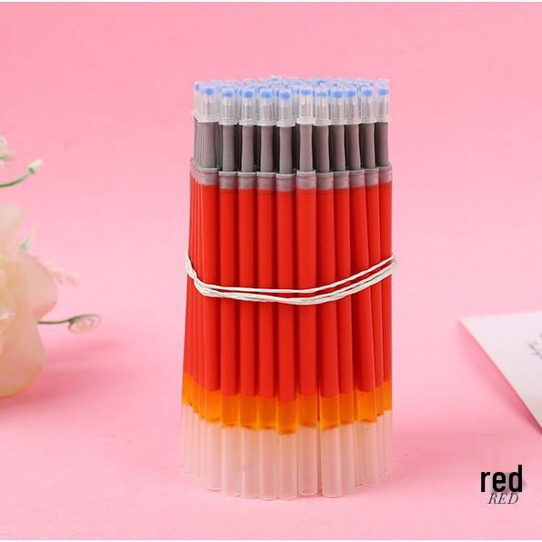 K35 Click-Action 0.5mm Bullet Tip Pen - Red, Black, Blue - Smooth Refill Water-Based Signature Pen for Office Use