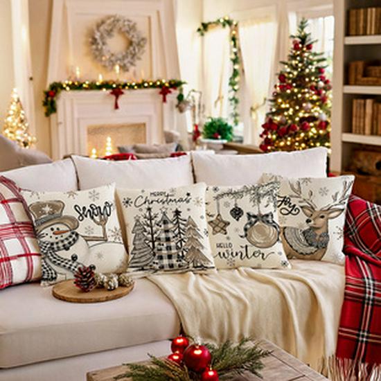 2025 Autumn Thanksgiving Pillowcase Sofa & Bedside Cushion Cover