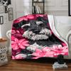 1pc Dog Print Soft & Warm Polyester Knit Blanket, Digital Printed, All-Season Throw for Napping, Traveling, Sofa Yy250906039