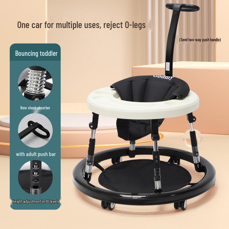 2023 Multi-Function Baby Walker Stroller: Anti-O-Leg Walking Aid for Children