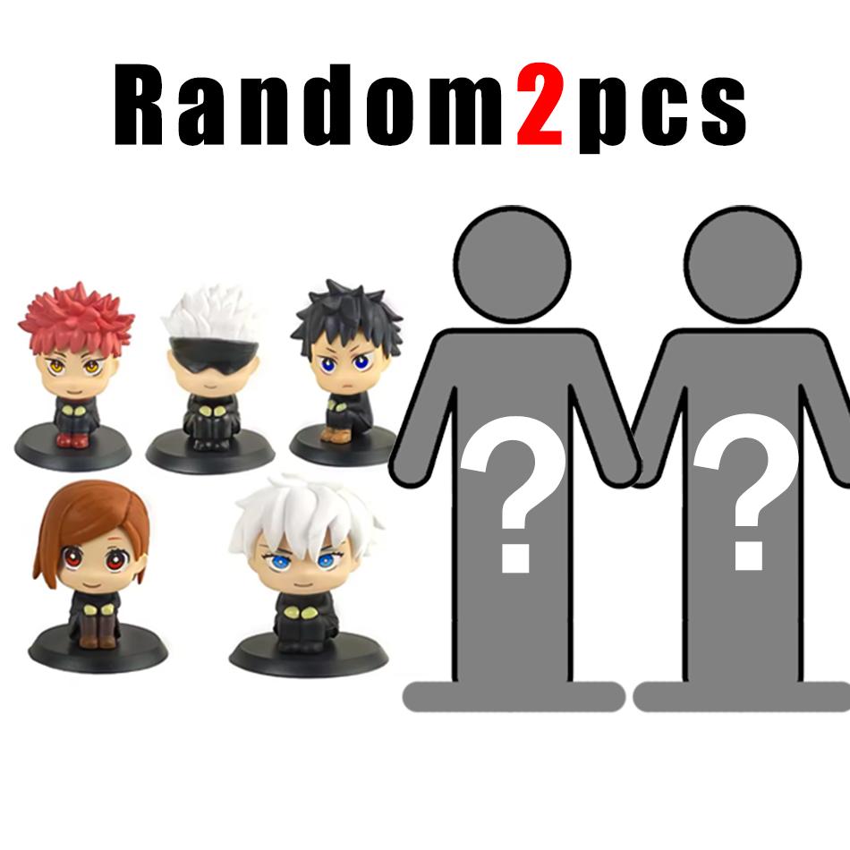 Anime Cute Fushiguro Toji Jujutsu Kaisen Figure Gojo Satoru Action Figure Q Version Doll Geto Suguru Statue 10cm PVC Model Toy