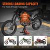 SucceBuy Motorrad-Wagenheber Hebeständer 200 kg Dirtbike Hebeständer Hydraulische Hebebetätigung Verstellbare Höhe Hebetisch Wartung