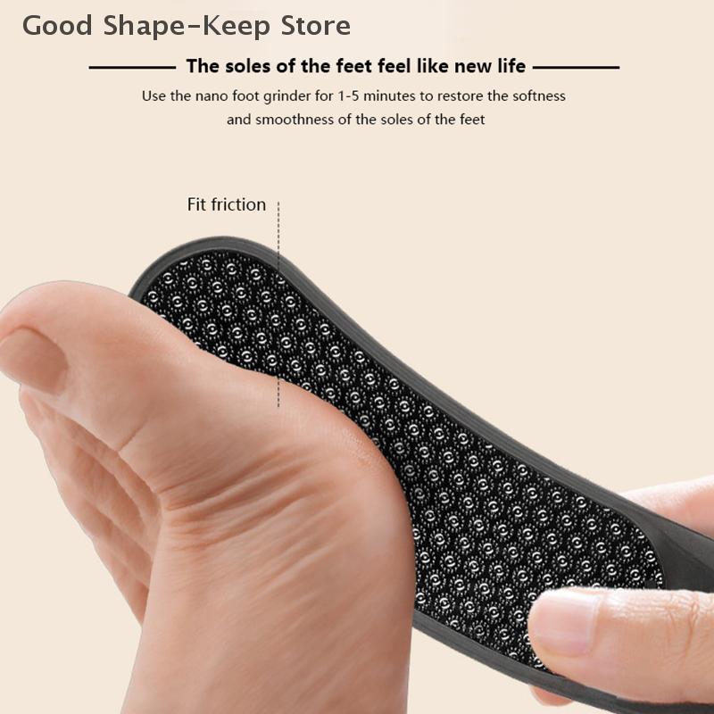 1PC Professional Nano Glass Foot File Heels Dead Skin Callus Remover Feet Scrubber Feet Skin Care Foot Care Pedicure Tools