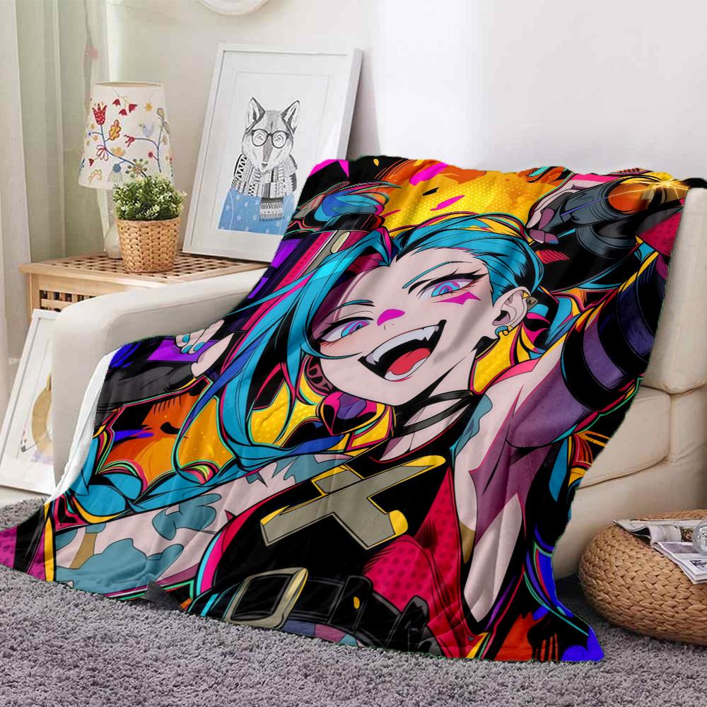 League of Legends Flannel Blanket, High quality Comfortable for All Seasons, Home Decor, Warmth and Comfort