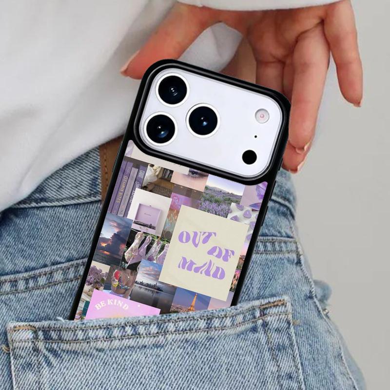 art pastel icons positive words Phone Case for iPhone 16e 15 14 13 12 17 Pro Max Plus Air 17pro Cover Coque