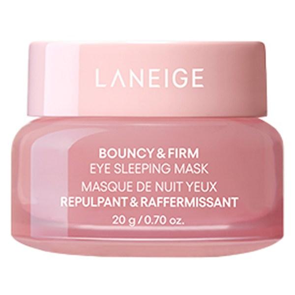 LANEIGE Bouncy & Firm Eye Sleeping Mask (20g)  – Cooling Night Eye Mask with Peony Extract and Caffeine, Korean