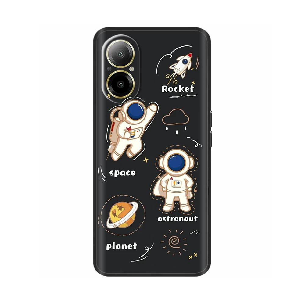 For Realme C67 4G Case Phone Cover Cool Sweet Soft Smooth Liquid Silicone Bumper For Oppo Realme C67 Full Protection Back Cover