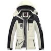 Chaquetas cálidas informales para hombre, abrigos con capucha gruesos de terciopelo, chaqueta de traje, chaqueta de invierno, parka para hombre