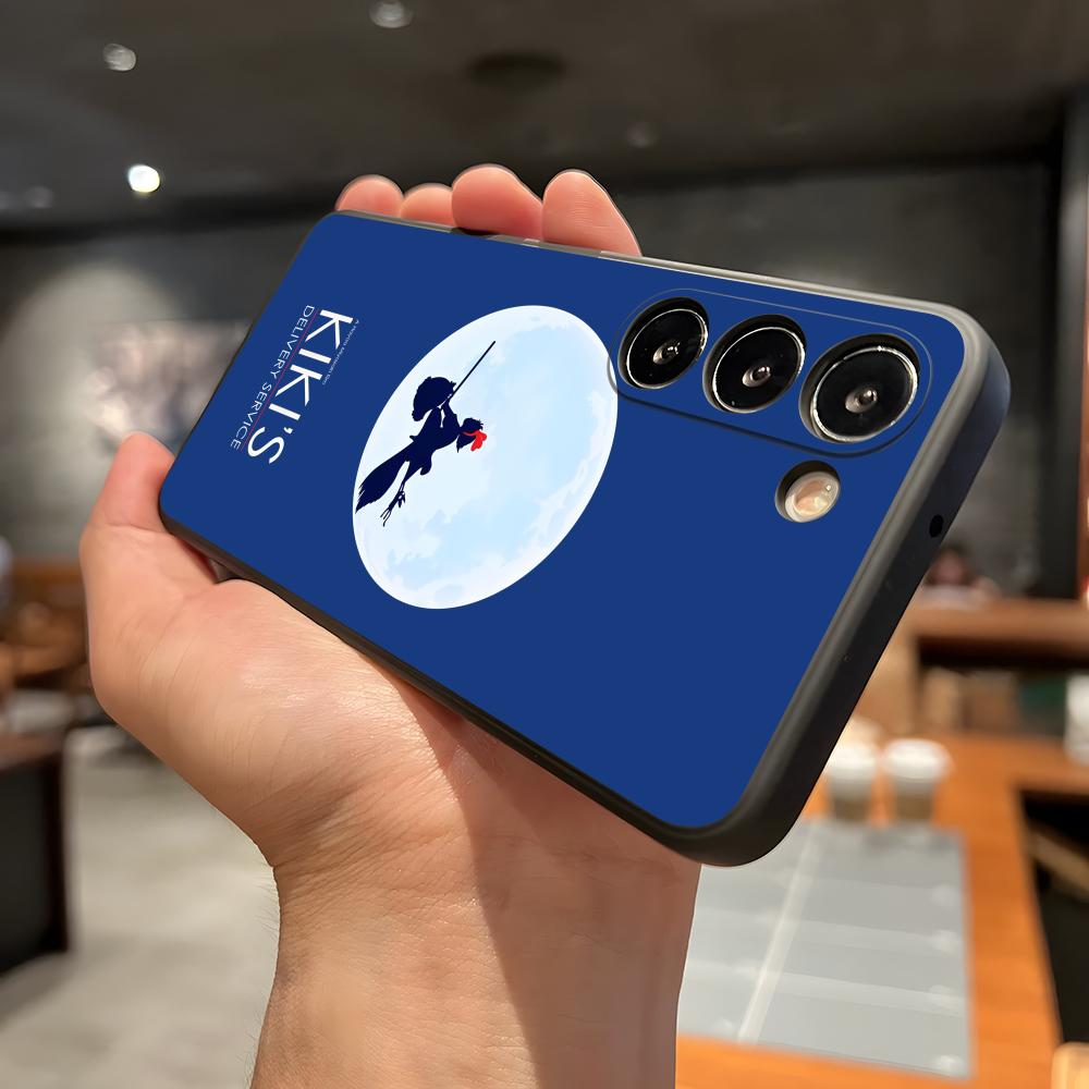 K-Kiki's D-Delivery Service A-Anime Phone Case For Samsung A56 A36 A26 A16 A15 A25 A35 A55 A14 A34 A24 A54 Black Soft Shell