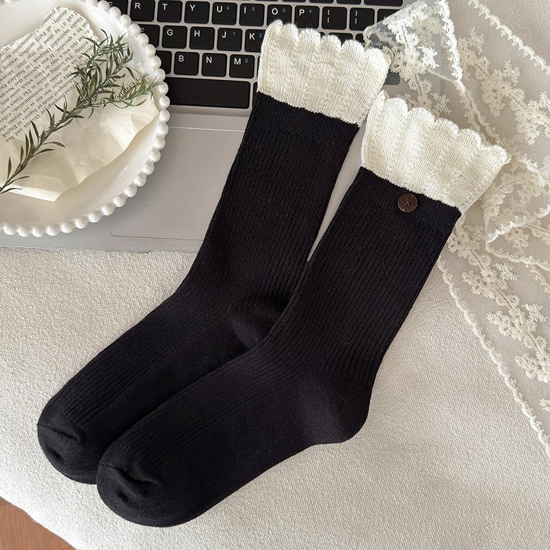 Meias de Veludo Australiano Meias de Cano Médio Meias de Veludo para Estação Espessas Quentes para Casa Chão Dormir Meias Cor Doce Meias Mulher