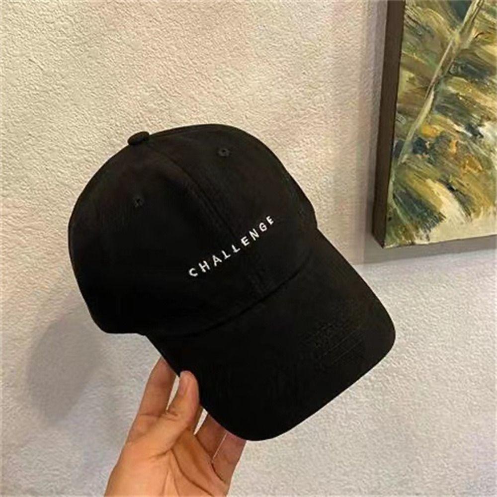 Letter Embroidered Hip Hop Hats Cotton Peaked Cap Fashion Sun Hat  Outdoor Sports