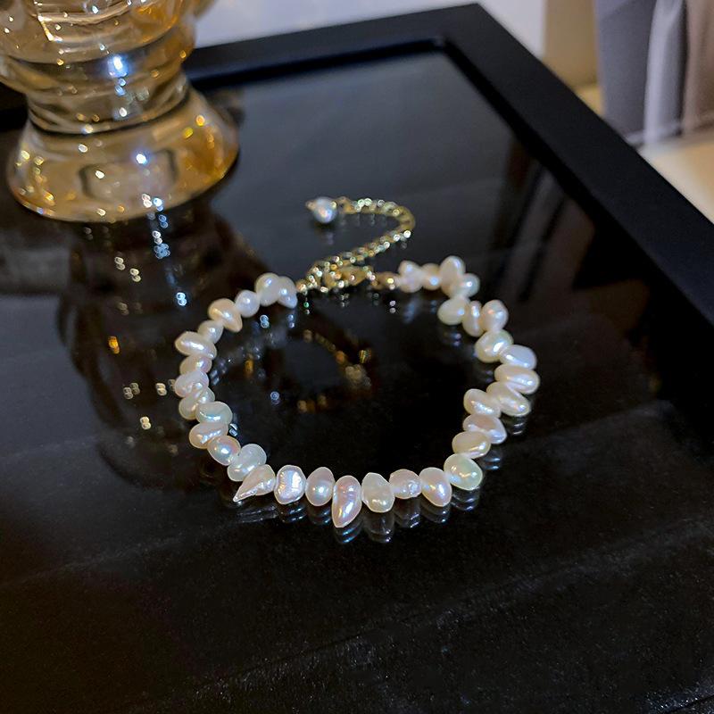 Дондэмун простой стиль цепочка на шею неправильная жемчужная цепочка на ключицу дизайнерский предмет украшение