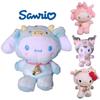 Adorable Kuromi My Melody Zodiac Cow Plush Toy Keychain With Cinnamonroll Pendants Xmas Gift