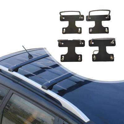 4x Abrazaderas de perno en U para caja de techo Portaequipaje de techo para exteriores