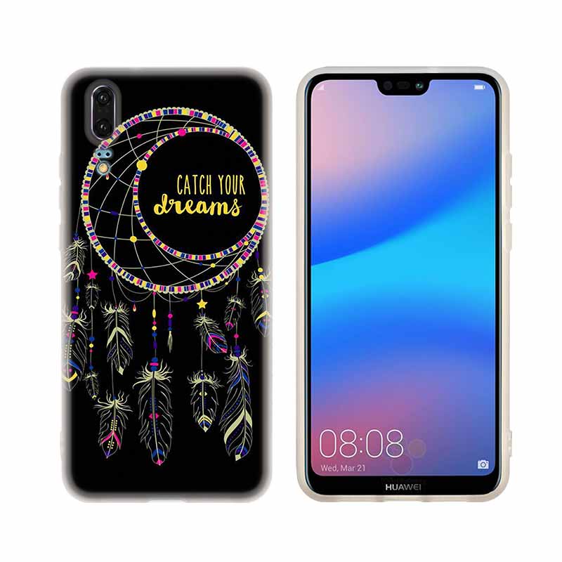 Dream Catcher Mandala Chakra TPU Soft Phone Case For Huawei P50 P40 P30 P20 Pro Lite P30lite P50lite P Samrt Z 2020 2019 Cover