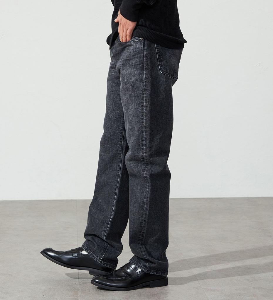 Edwin Jeans 503 Regular Straight Denim Made in Dark Gray Pants, Japan, 100% Cotton, Men's,